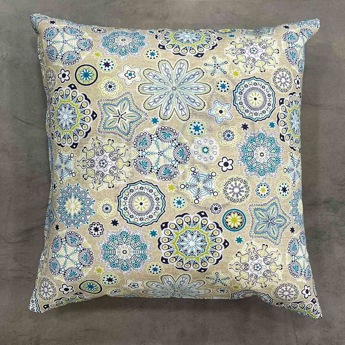 Διακοσμητική Μαξιλαροθήκη (45x45) Ravelia Loneta Aquarius 601