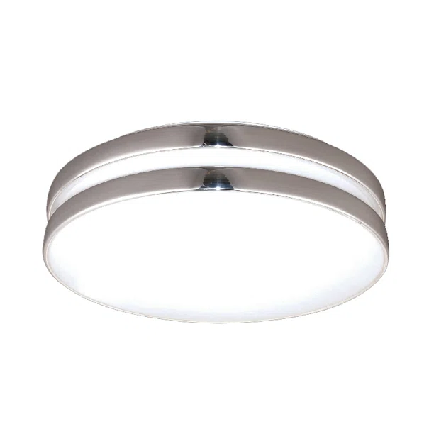 Φωτιστικό Πλαφονιέρα Aca Gozo V284913C40CH Silver/White