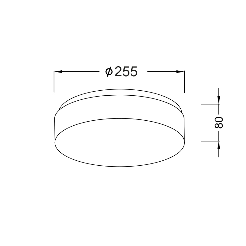 Φωτιστικό Πλαφονιέρα Aca Parfait V287071C25 White Φωτιστικά Οροφής Spitishop