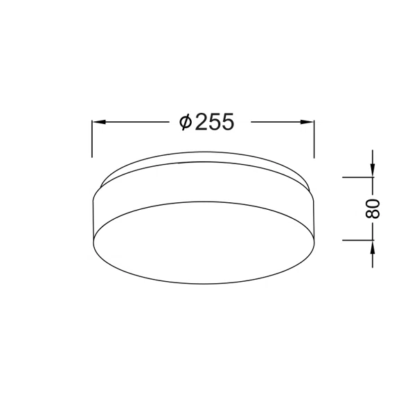 Φωτιστικό Πλαφονιέρα Aca Parfait V287071C25 White