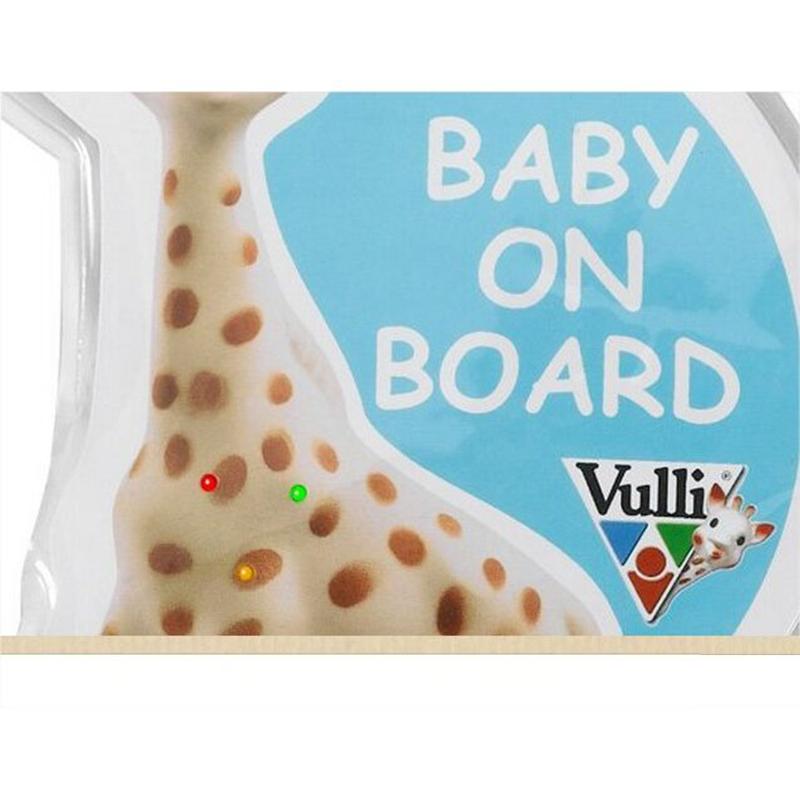 Σήμα Αυτοκινήτου Baby On Board με Βεντούζα Sophie The Giraffe Sweetie S470213 (Τυχαία Επιλογή Χρώματος)