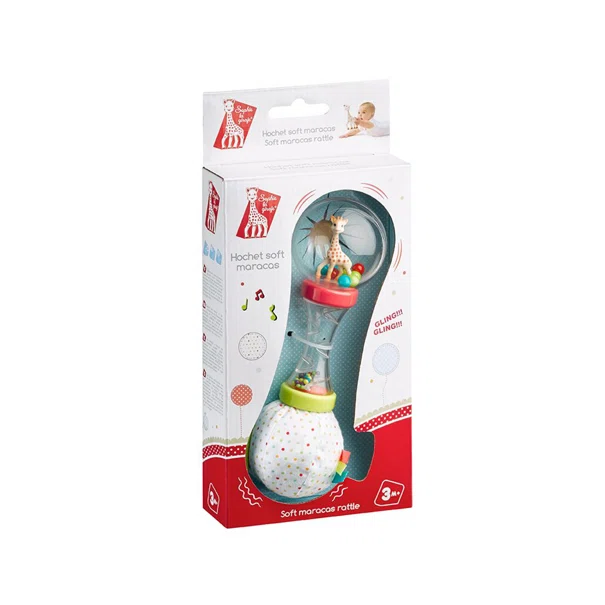Κουδουνίστρα Sophie The Giraffe Soft Maracas S200168