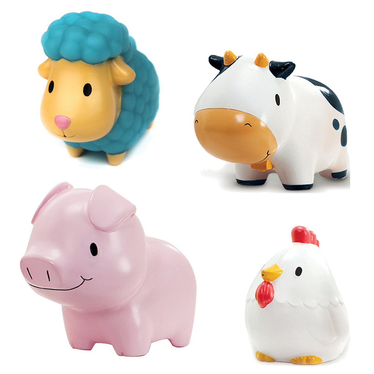 Παιχνίδια Μπάνιου (Σετ 4Τμχ) Munchkin Barnyard Friends Βρεφικά για Μωρά 6 - 12 Μηνών Spitishop
