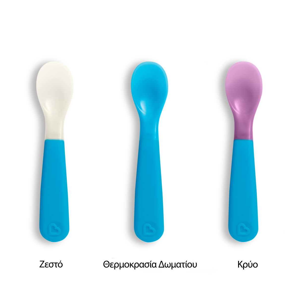 Κουτάλια + Πιρούνια (Σετ 6 τμχ) Με Αισθητήρα Θερμοκρασίας Munchkin Colour Change