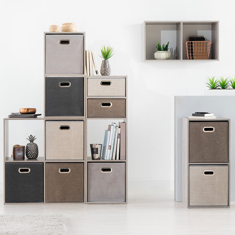 Κουτί Αποθήκευσης (31x31x31) F-V Box Beige Linen 138885G