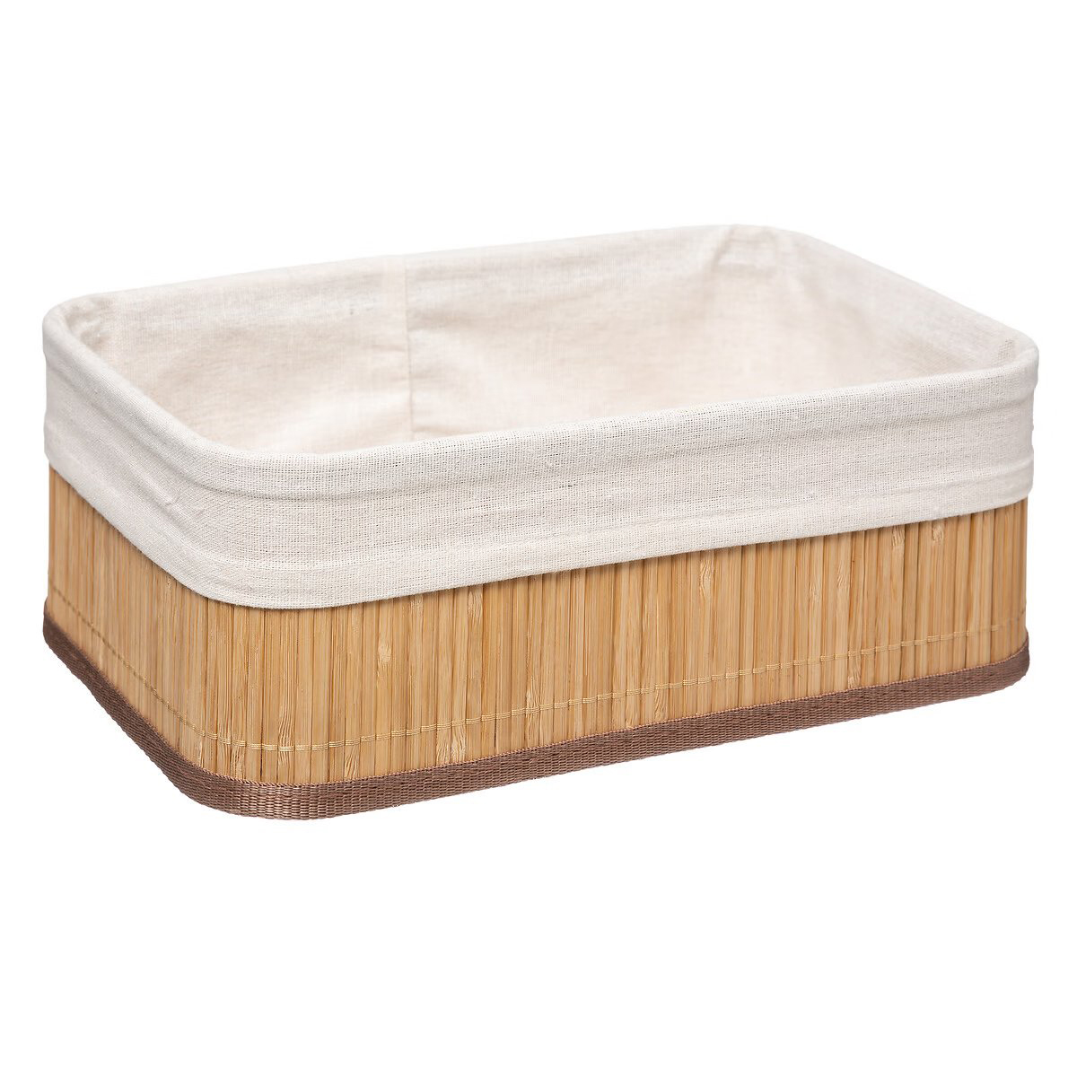 Καλάθια Αποθήκευσης (Σετ 3τμχ) F-V Natural Bamboo 174509A