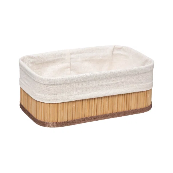 Καλάθια Αποθήκευσης (Σετ 3τμχ) F-V Natural Bamboo 174509A