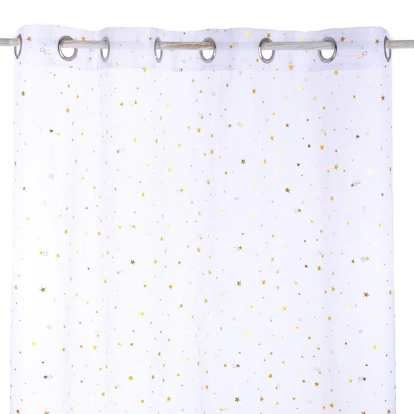 Παιδική Κουρτίνα (140x250) Με Τρουκς A-S Star White 127188