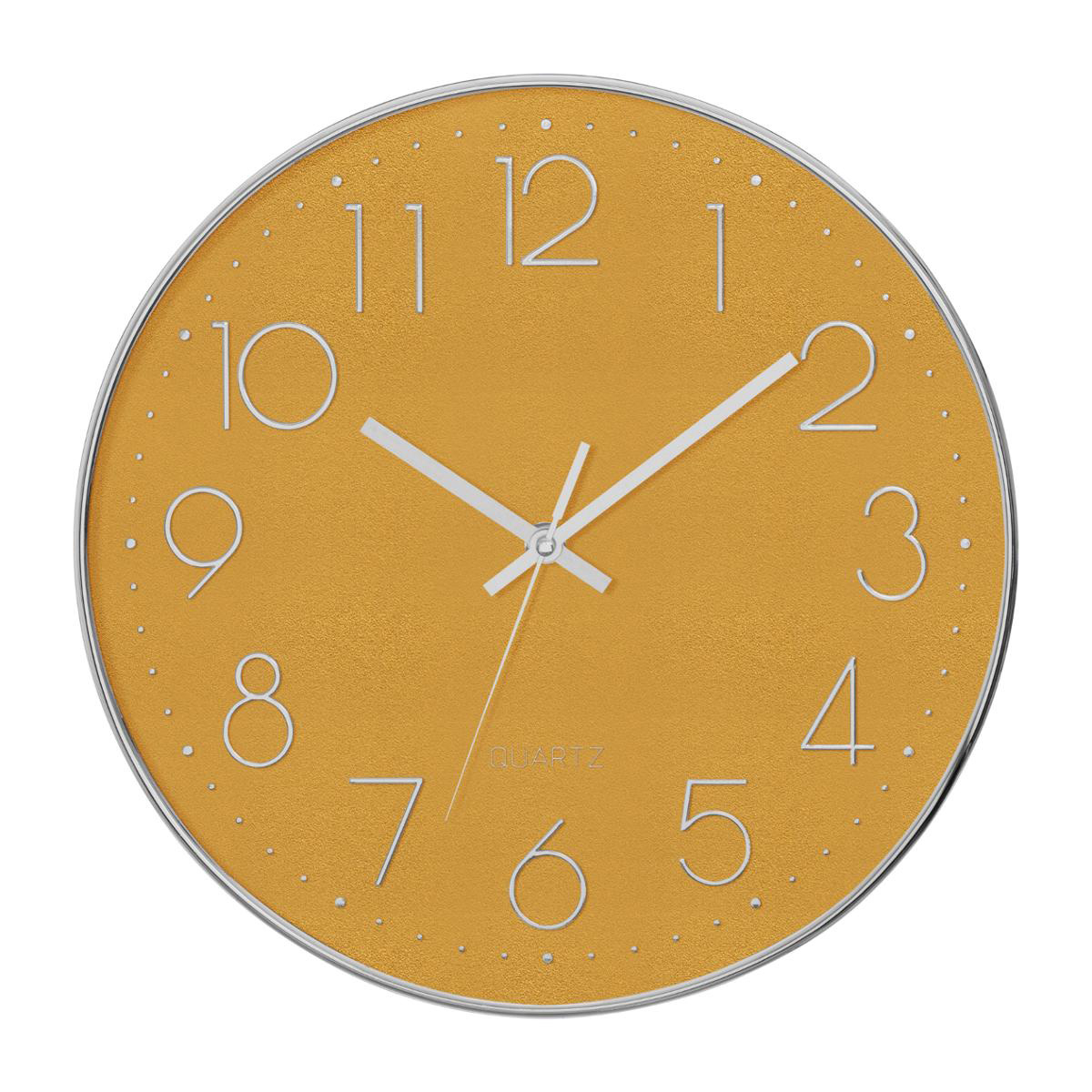 Ρολόι Τοίχου (Φ30) Αθόρυβο A-S Yellow 167038B