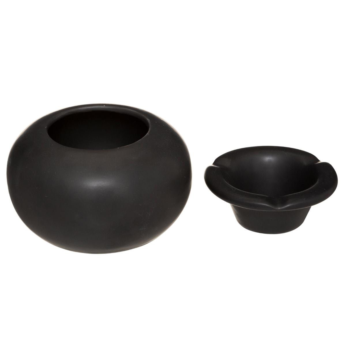 Σταχτοδοχείο A-S Round Black 173413