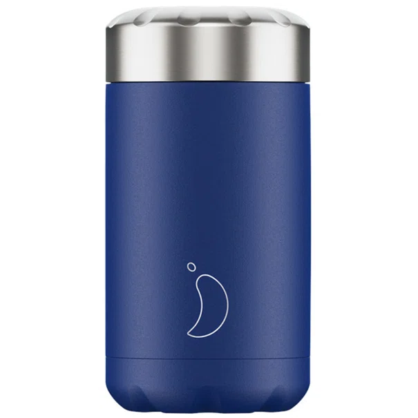 Θερμός Φαγητού 500ml Chilly's Food Pot Blue Matte