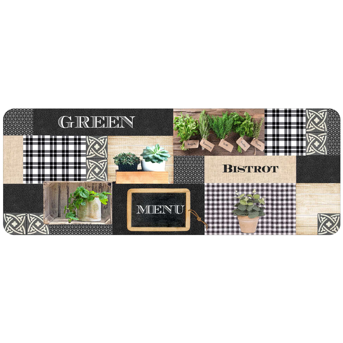 Χαλί Διαδρόμου (45x120) L-C Green Bistrot 1740928