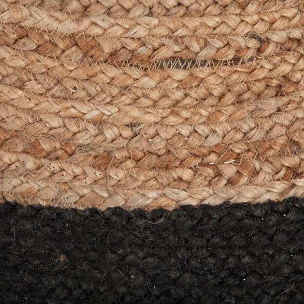 Στρογγυλό Χαλί Καλοκαιρινό (Φ120) A-S Border Black 146295J