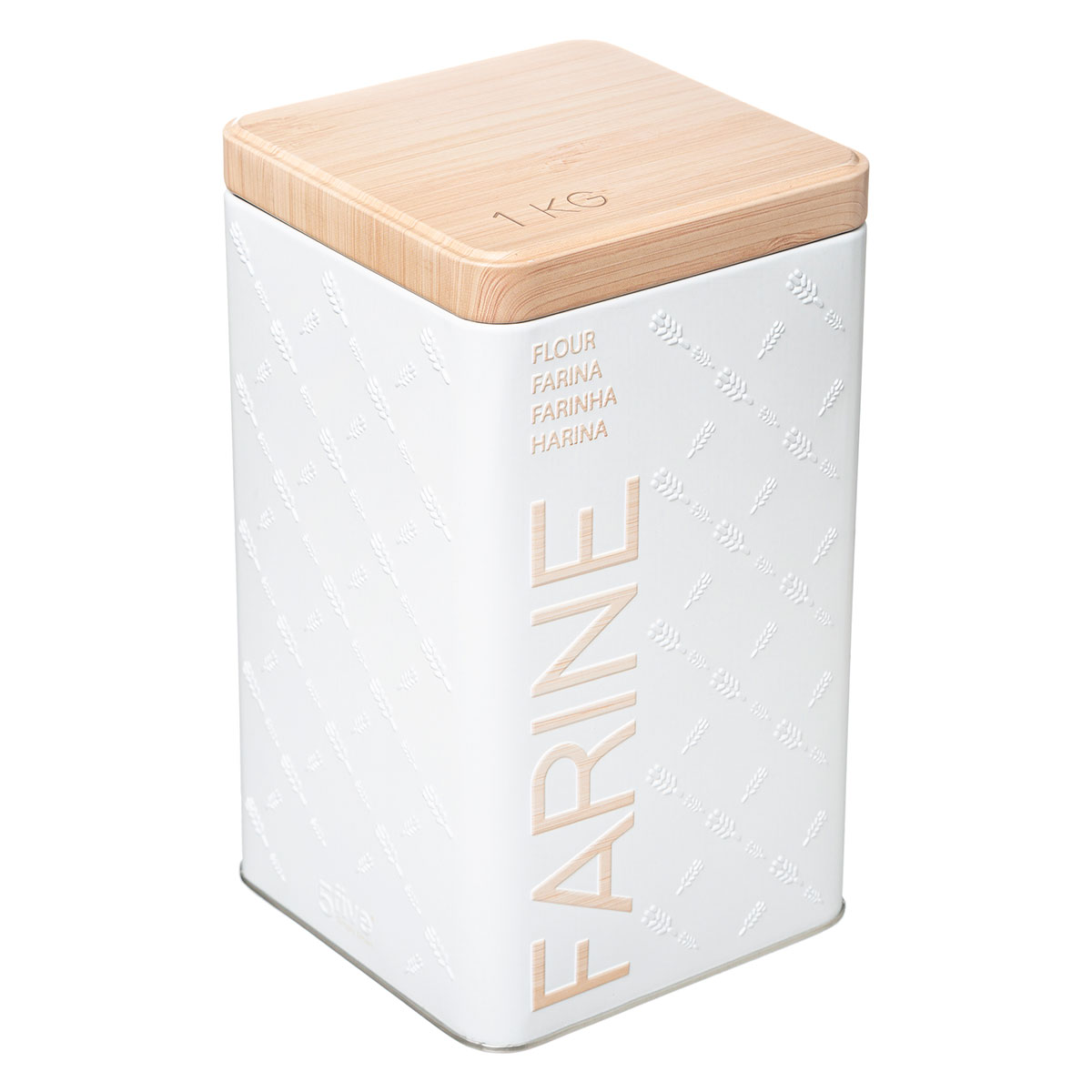 Δοχείο Για Αλέυρι 1kg (Φ10.5x18.5) F-V Embossed 3D 169284