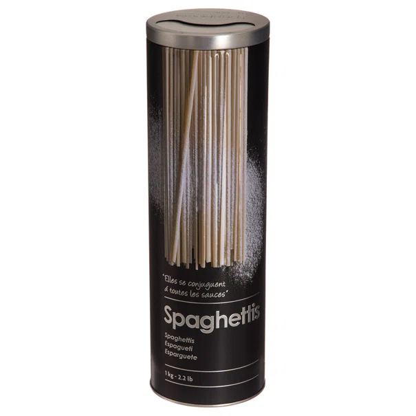 Δοχείο Για Σπαγγέτι 1kg (Φ8.5x27) F-V Embossed Black 136304
