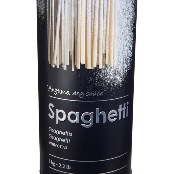 Δοχείο Για Σπαγγέτι 1kg (Φ8.5x27) F-V Embossed Black 136304