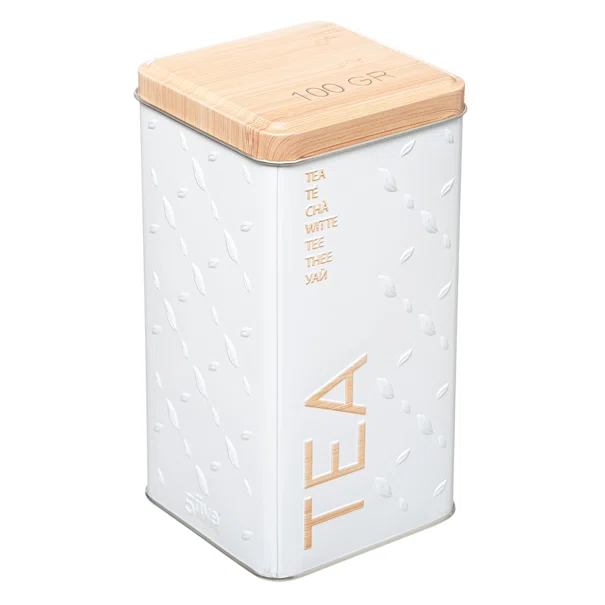 Δοχείο Για Τσάι 100gr (Φ8.5x17) F-V Embossed 3D 169299