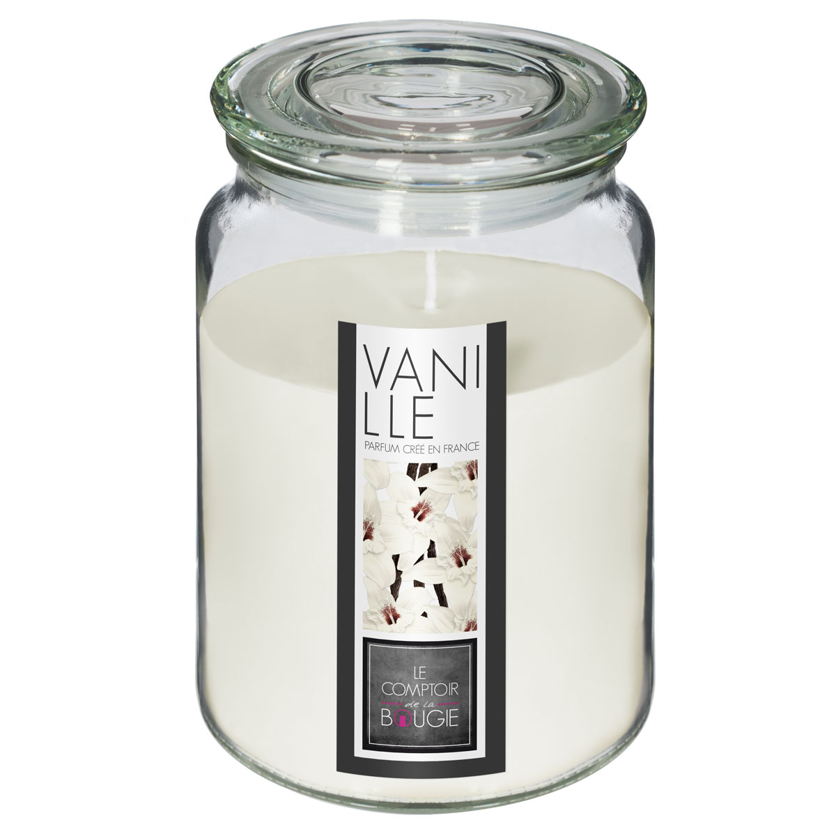 Κερί Αρωματικό 510gr (Φ10x14.5) C-B Nina Vanilla 157747A