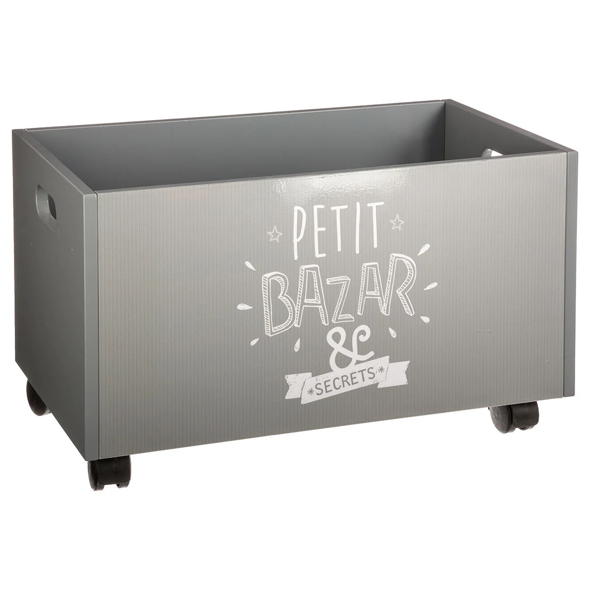 Κουτί Αποθήκευσης Παιχνιδιών (48x28x28.5) A-S Wheels Grey Box 127141B