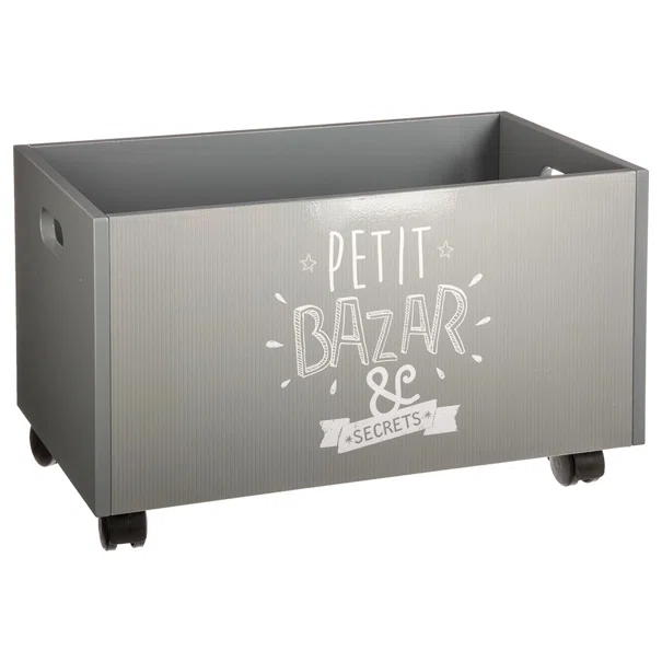 Κουτί Αποθήκευσης Παιχνιδιών (48x28x28.5) A-S Wheels Grey Box 127141B