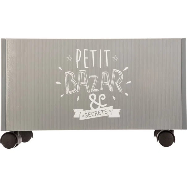 Κουτί Αποθήκευσης Παιχνιδιών (48x28x28.5) A-S Wheels Grey Box 127141B