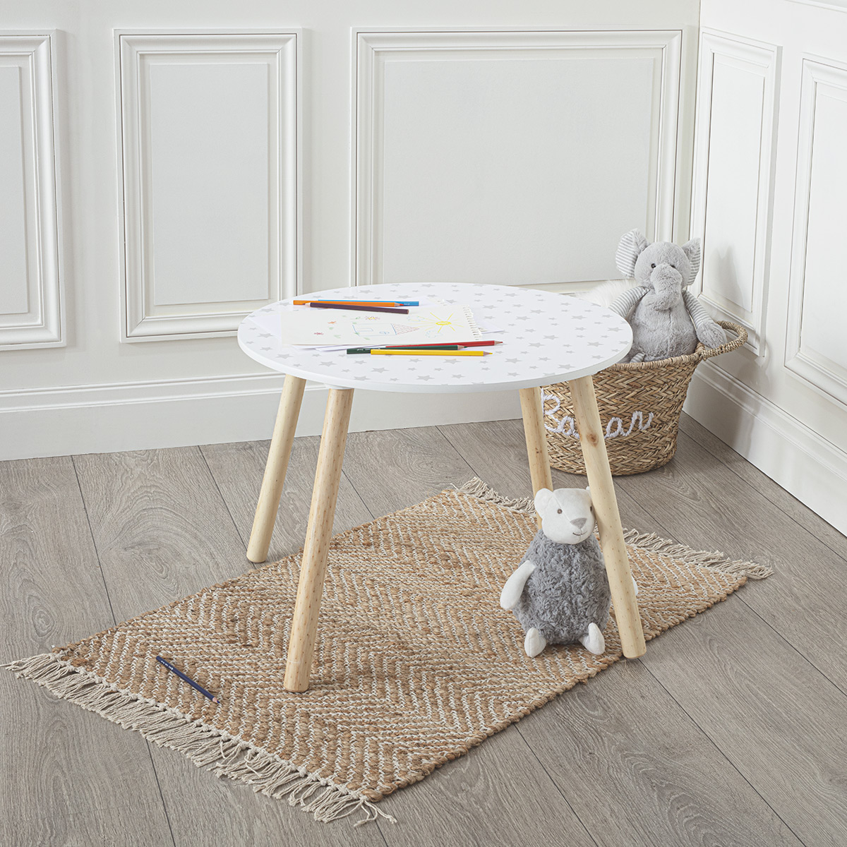 Παιδικό τραπέζι — Ø 60 × 43,5 cm — MDF και Ξύλο · Spitishop · Κωδικός spitishop-v2-68879