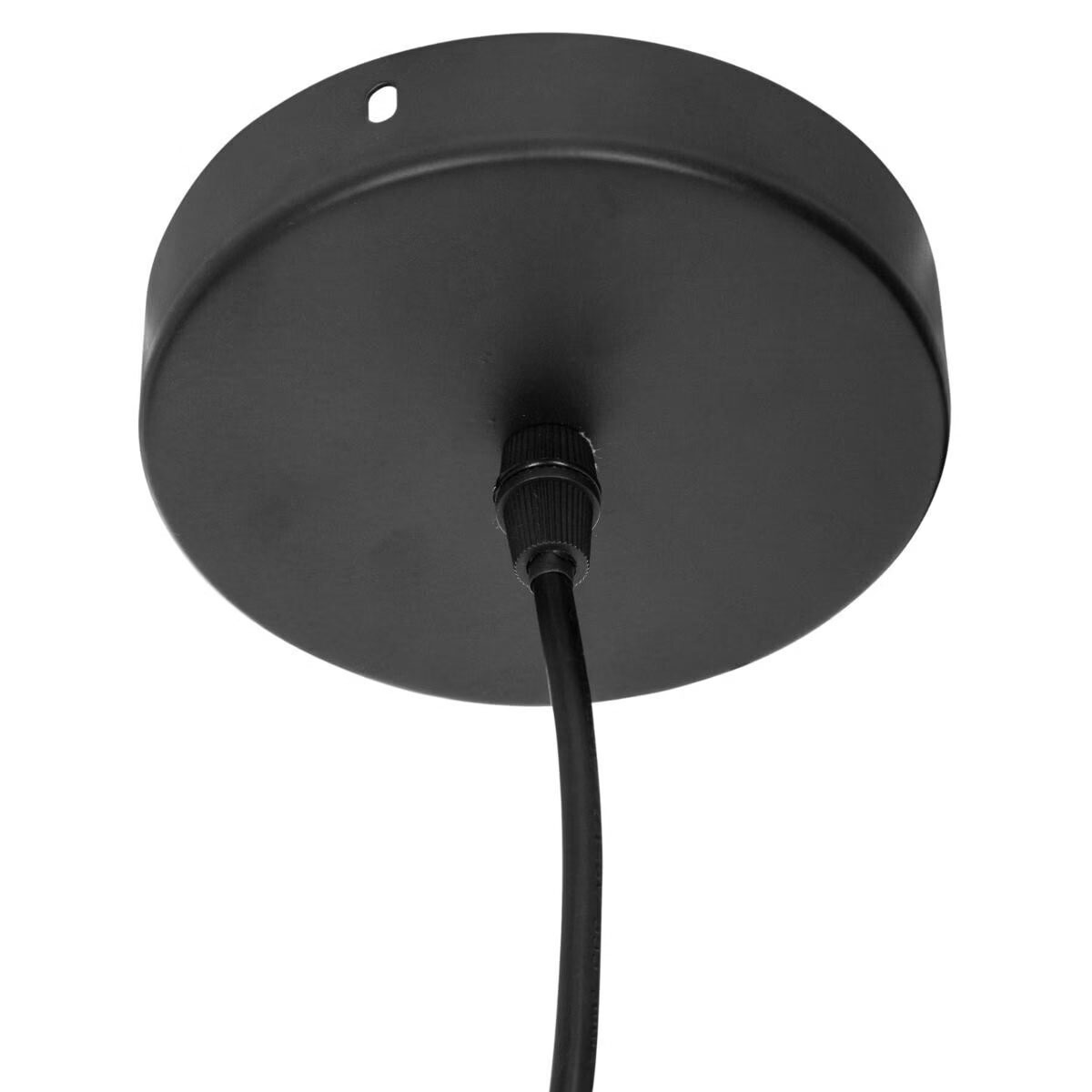 Φωτιστικό Οροφής Μονόφωτο A-S Flave Black 157700 Φωτιστικά Κρεμαστά Spitishop