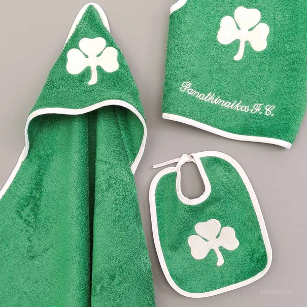 Βρεφικό Σετ Λουτρού Palamaiki Panathinaikos Baby Block