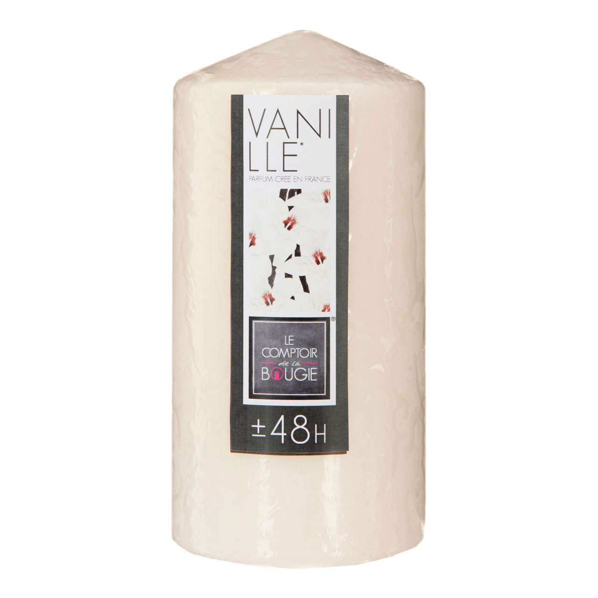 Κερί Αρωματικό 395gr (Φ7x14) C-B Nina Vanilla 123304A