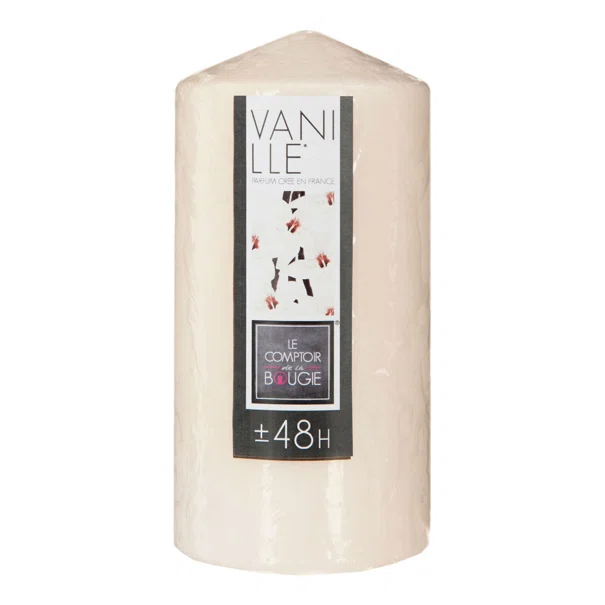 Κερί Αρωματικό 395gr (Φ7x14) C-B Nina Vanilla 123304A