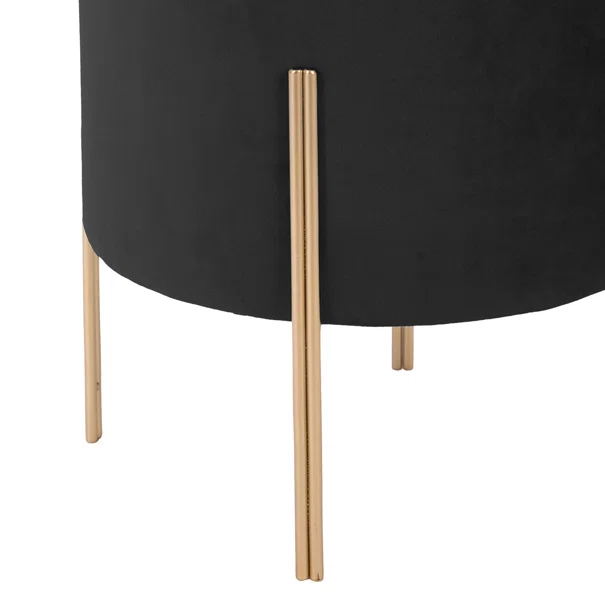 Σκαμπό (Φ33.5x40) A-S Living Black 157171A