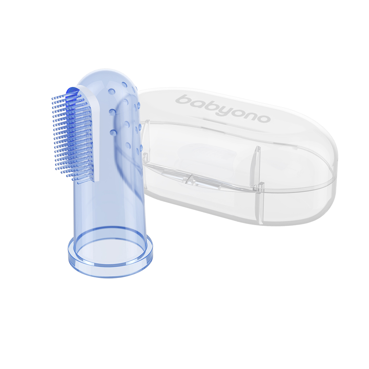 Δαχτυλική Οδοντόβουρτσα Μωρού BabyOno Blue BN723/02