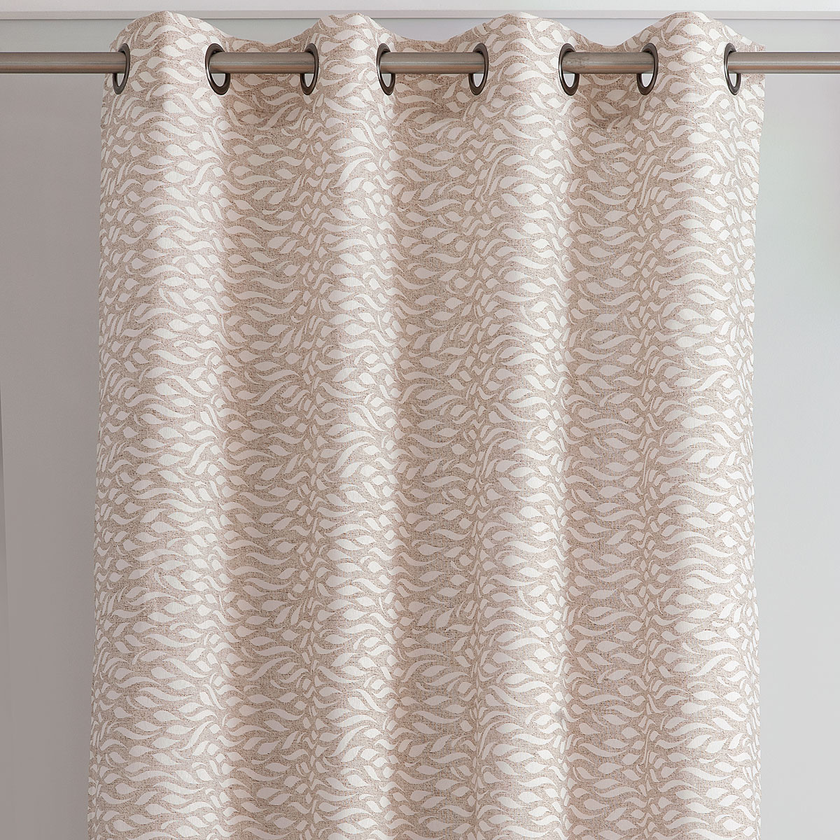 Κουρτίνα (140x260) Με Τρουκς Ravelia Maloua Beige