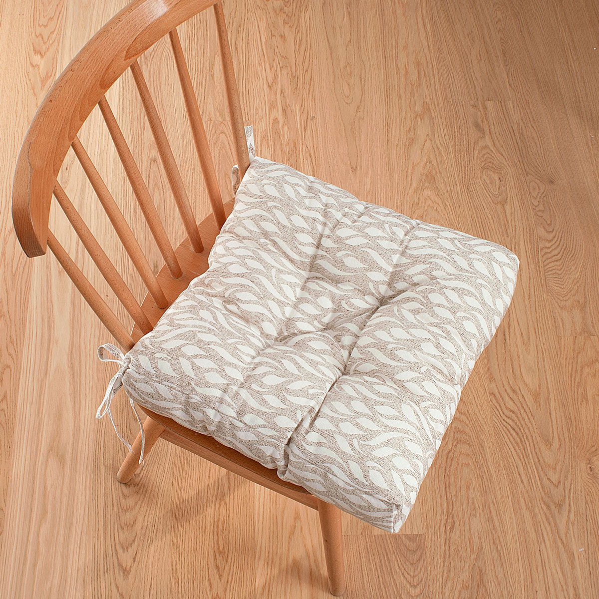 Μαξιλάρι Καρέκλας (40x40x7) Ravelia Maloua Beige