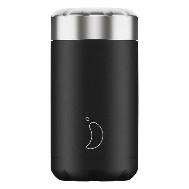 Θερμός Φαγητού 500ml Chilly's Food Pot Matte Black