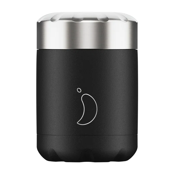 Θερμός Φαγητού 300ml Chilly's Food Pot Matte Black