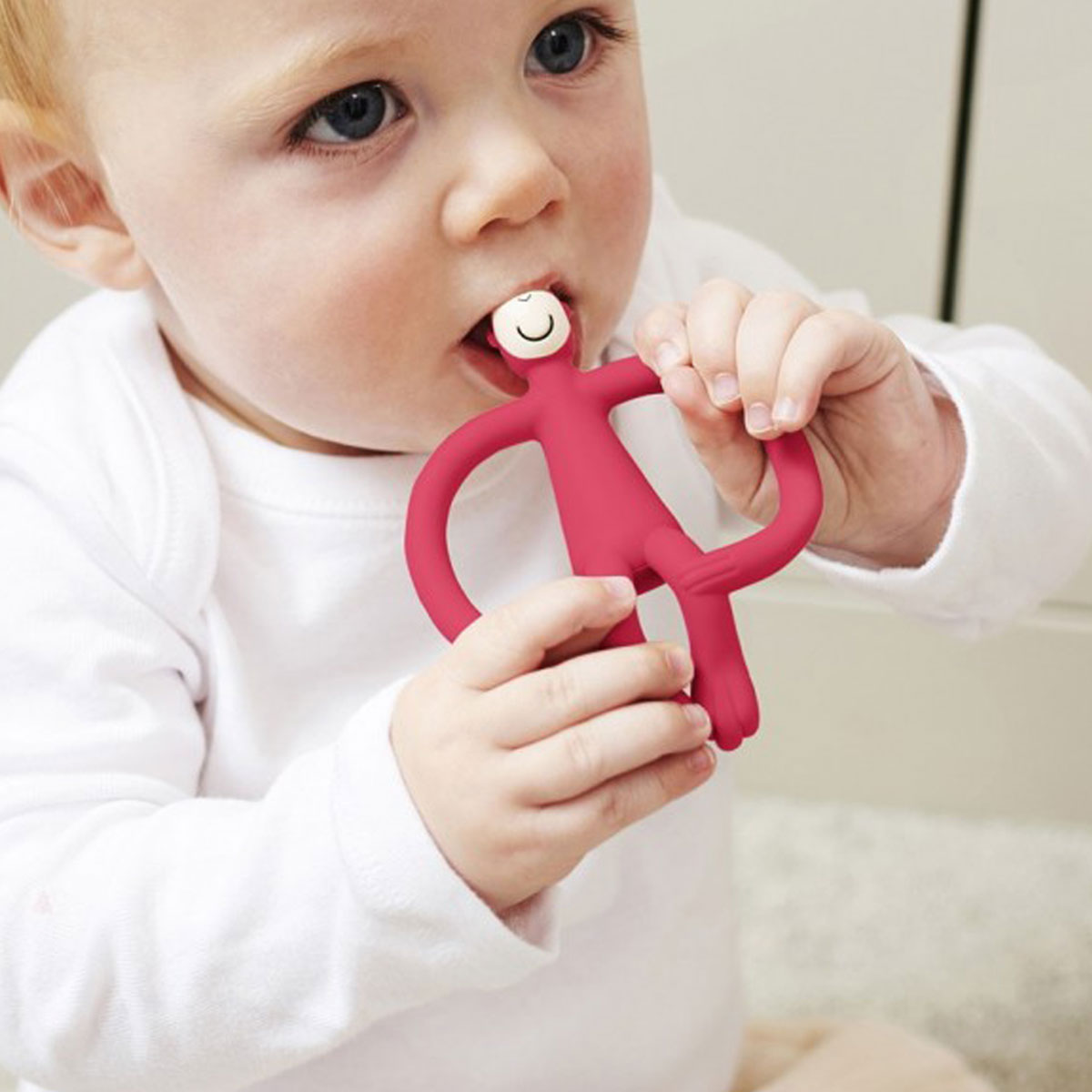 Μασητικό Matchstick Monkey Teething Toy Red