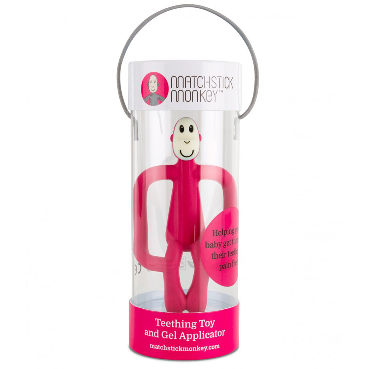 Μασητικό Matchstick Monkey Teething Toy Red Βρεφικά Μασητικά για Μωρά - Οδοντοφυία Spitishop