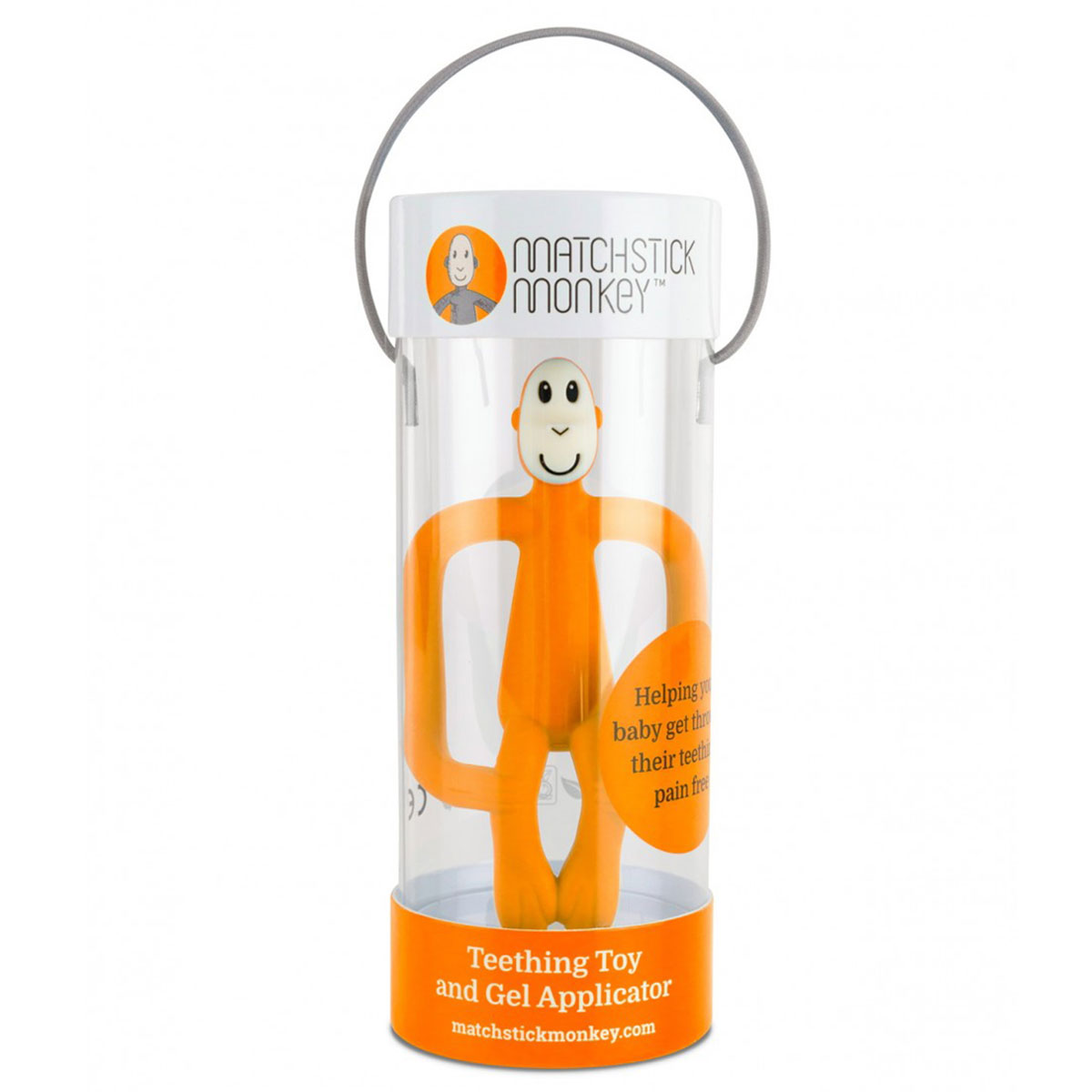 Μασητικό Matchstick Monkey Teething Toy Orange Άμεσα Διαθέσιμα Βρεφικά Είδη Spitishop