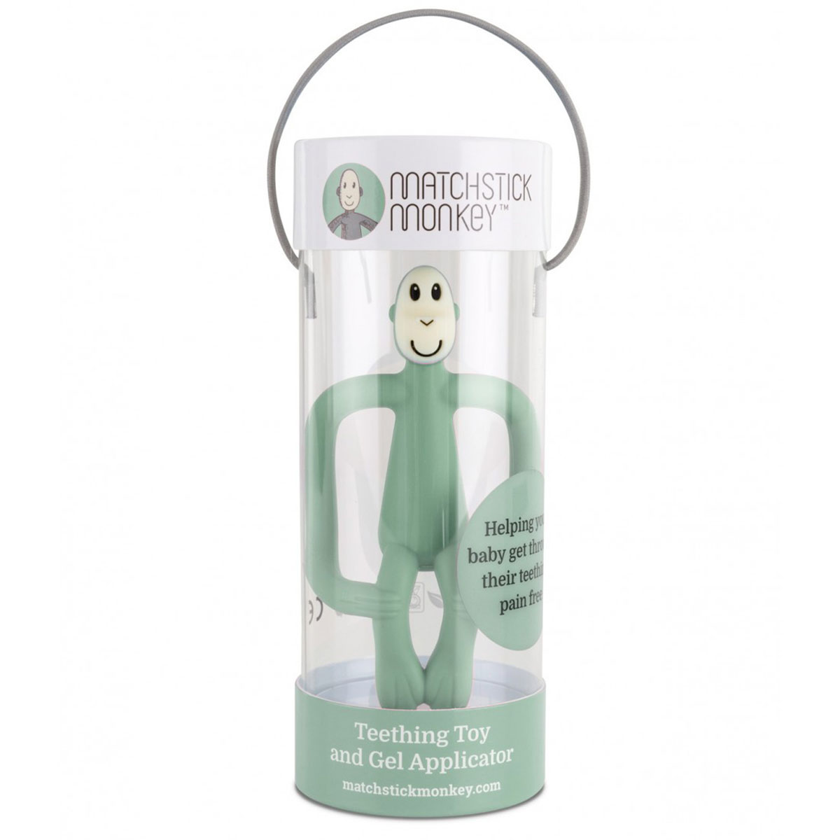 Μασητικό Matchstick Monkey Teething Toy Mint Green Βρεφικά Μασητικά για Μωρά - Οδοντοφυία Spitishop