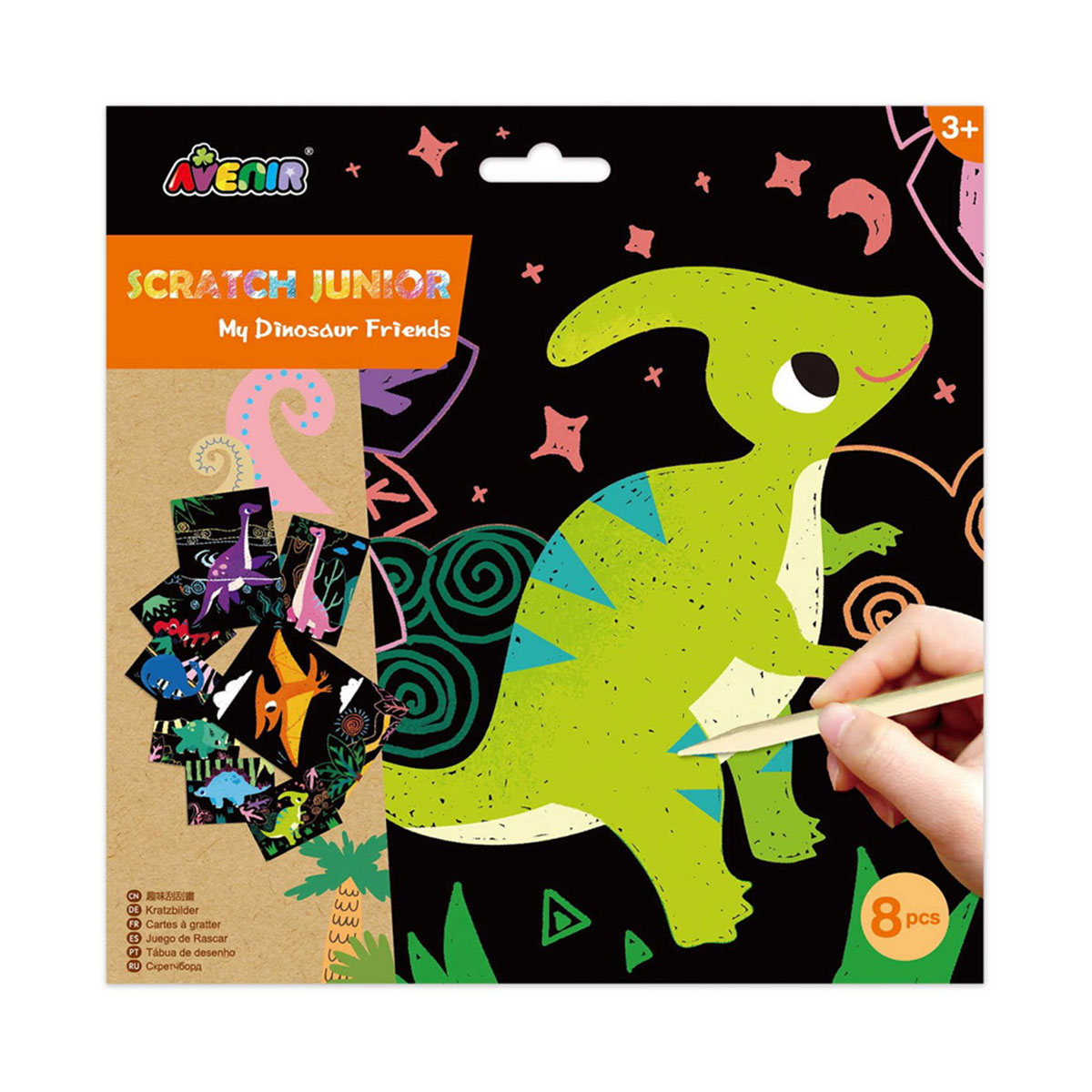 Ζωγραφική Scratch Avenir Dinosaur