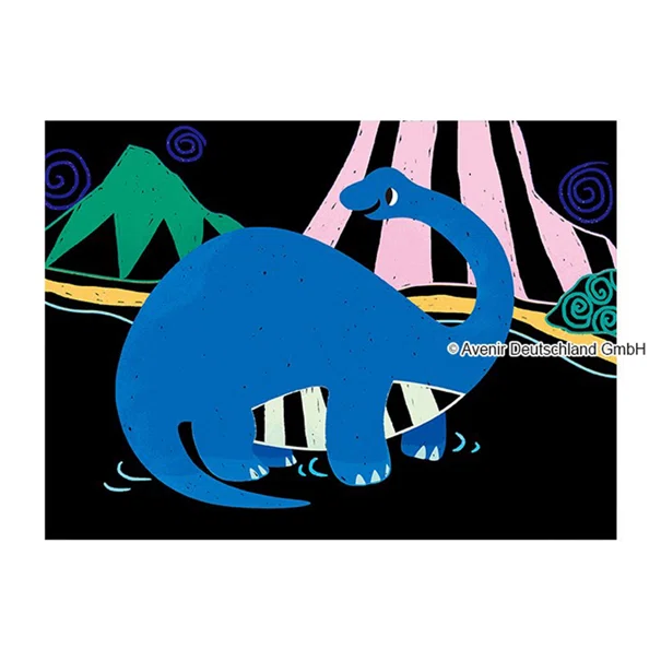 Ζωγραφική Scratch Avenir Dinosaur
