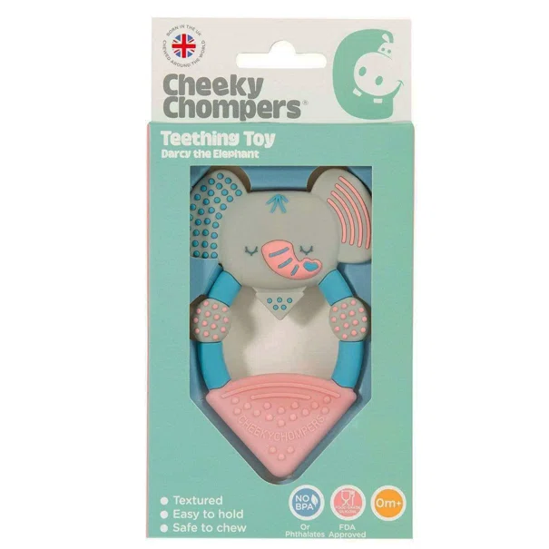 Μασητικό (6.5x11) Cheeky Chompers Darcy The Elephant