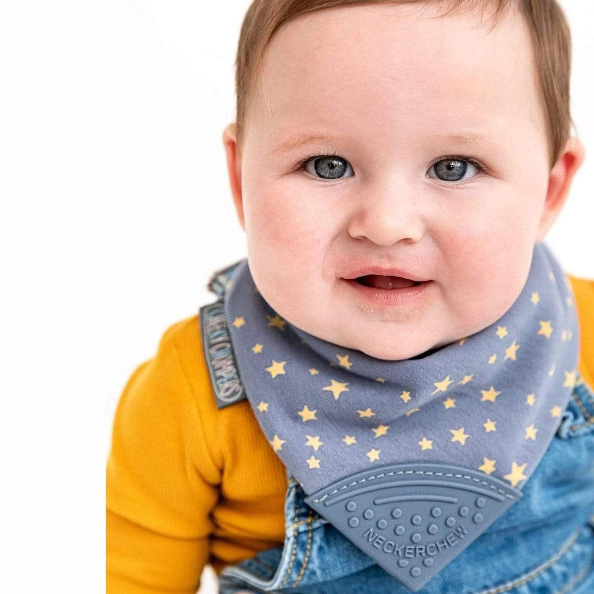 Σαλιάρα - Μπαντάνα Με Μασητικό 2-24 Μηνών Cheeky Chompers Stars