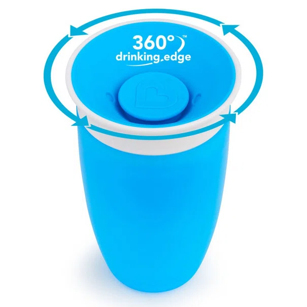 Ποτήρι Εκπαιδευτικό 296ml Munchkin Miracle Sippy Cup Blue