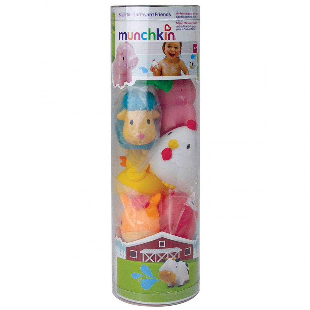 Παιχνίδια Μπάνιου (Σετ 8Τμχ) Munchkin Farm Bath Squirts Βρεφικά για Μωρά 6 - 12 Μηνών Spitishop