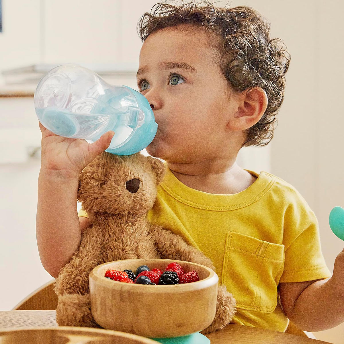 Ποτήρι Εκπαιδευτικό 296ml Με Καλαμάκι Munchkin Tip N Sip Tall Blue