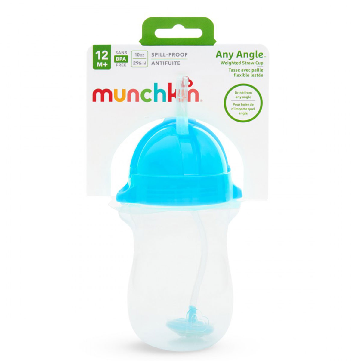 Ποτήρι Εκπαιδευτικό 296Ml με Καλαμάκι Munchkin Tip N Sip Tall Blue Παιδικά Είδη Φαγητού & Αξεσουάρ Σερβιρίσματος Εκπαίδευσης Spitishop