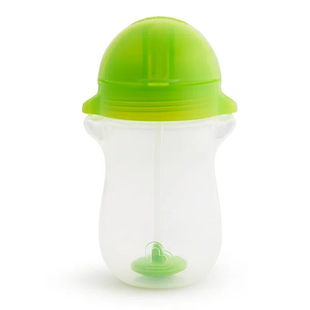 Ποτήρι Εκπαιδευτικό 296ml Με Καλαμάκι Munchkin Tip N Sip Tall Green