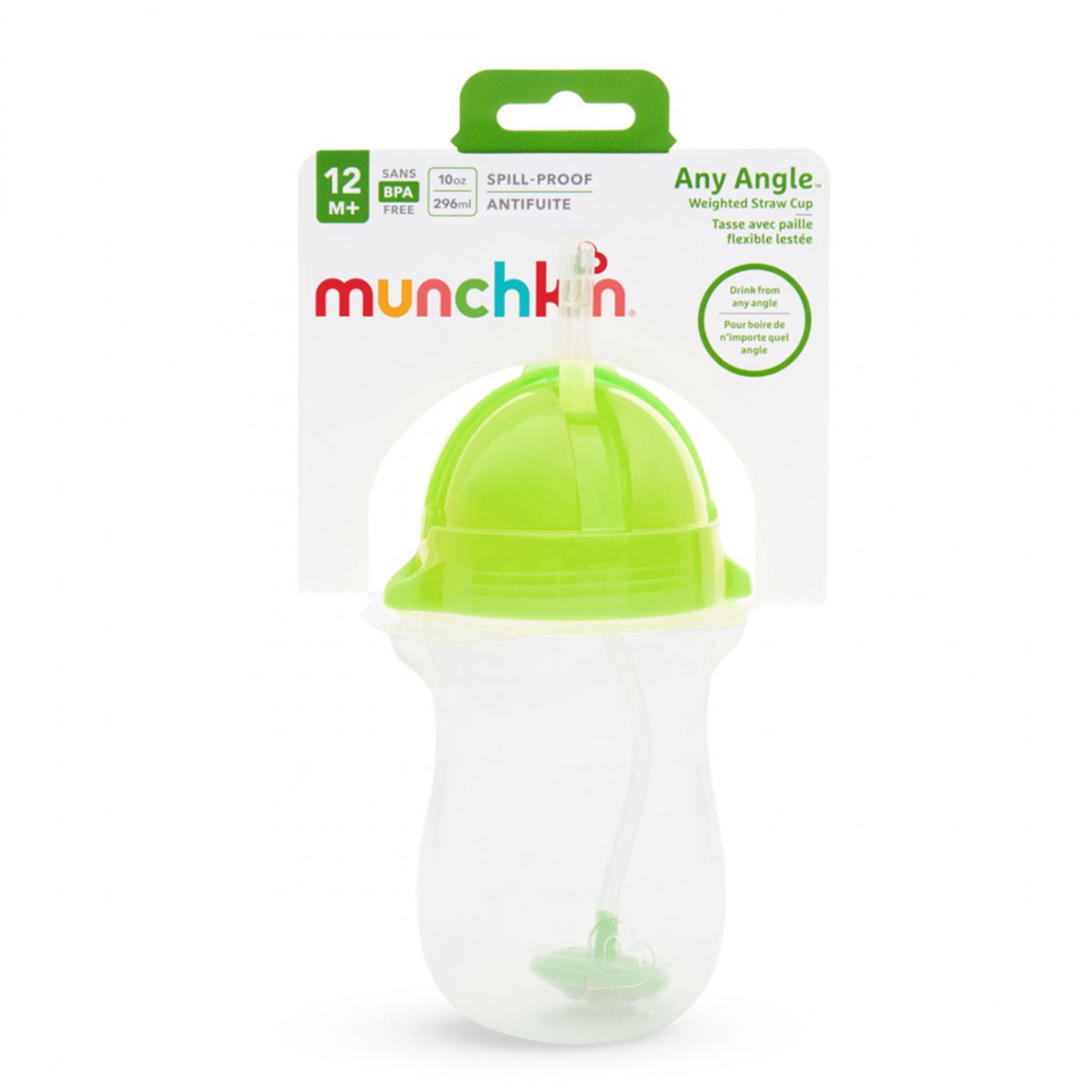 Ποτήρι Εκπαιδευτικό 296Ml με Καλαμάκι Munchkin Tip N Sip Tall Green Παιδικά Είδη Φαγητού & Αξεσουάρ Σερβιρίσματος Εκπαίδευσης Spitishop